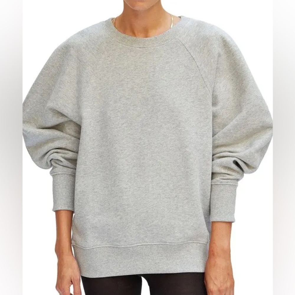 Thakoon | WHITE Balloon Sleeve Cotton Sweatshirt